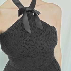 Rodarte Black Lace Dress